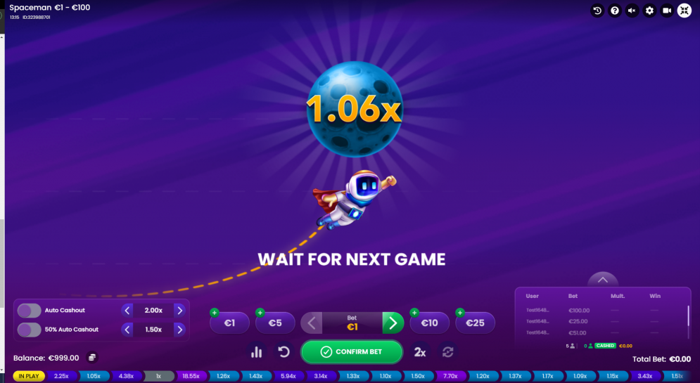 Pendaratan di Bulan Spaceman Slot
